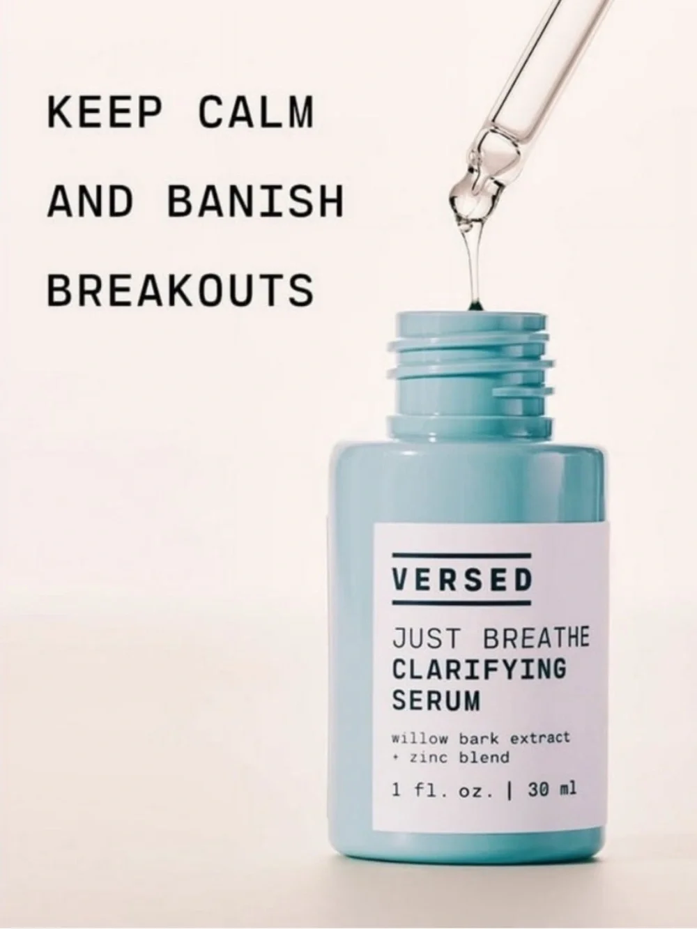 Versed Just Breathe Clarifying Serum - Light Blue